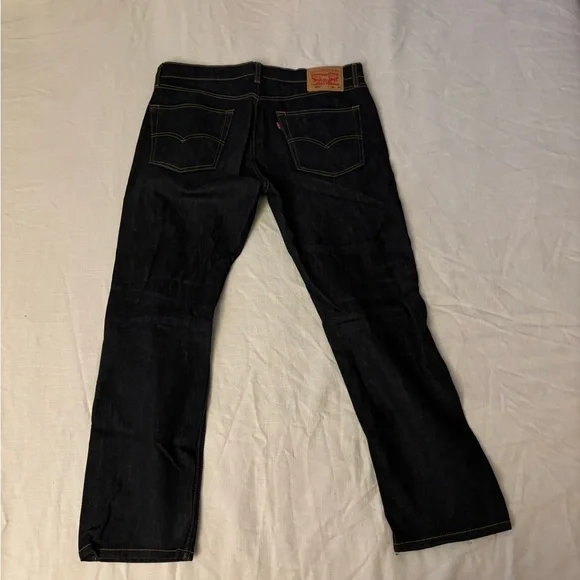 Levi's Men's 505 Straight Stretch Jeans 36x30 - Picture 2 of 4